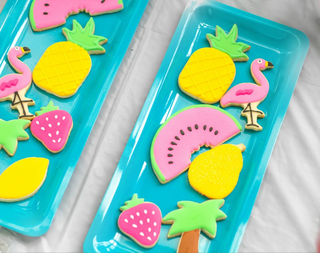 Tropical Themed Cookies