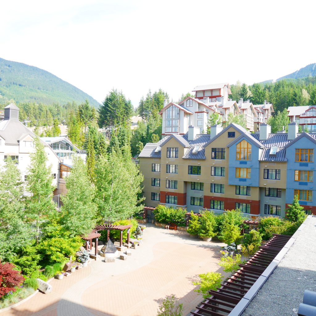 Outdoor Balcony view from Hilton Whistler Resort & Spa