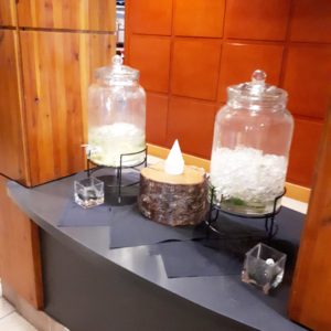 Fruit infused Water on family vacation at Hilton Whistler Resort & Spa